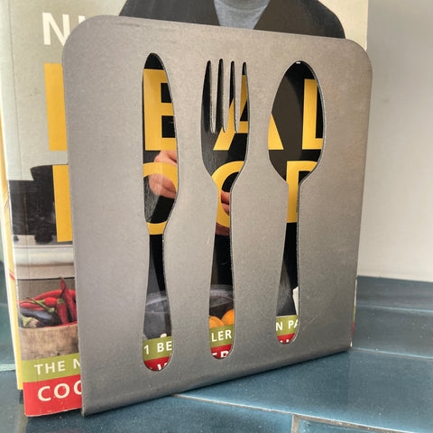 Cutlery - Metal Art Cook Bookend