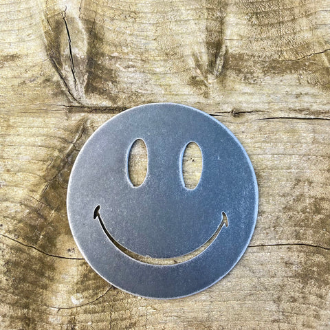 'Happy' Smiley Emoji Metal Art Mobile
