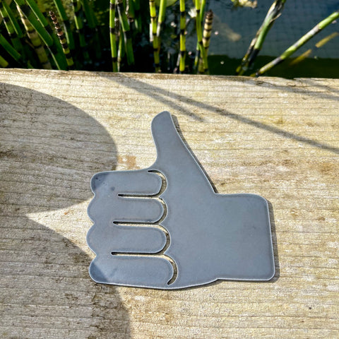 'Well Done' Thumbs Up Emoji Metal Art Mobile