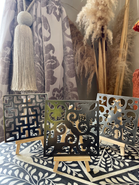 Boxed Gift Set - Moroccan Metal Art Panel