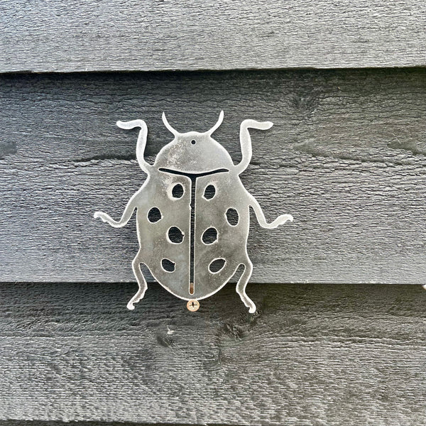 Ladybird Bug Metal Art Mobile