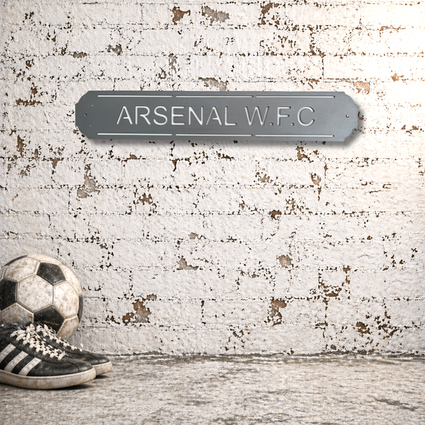 Arsenal WFC Metal Wall Sign Women’s Football