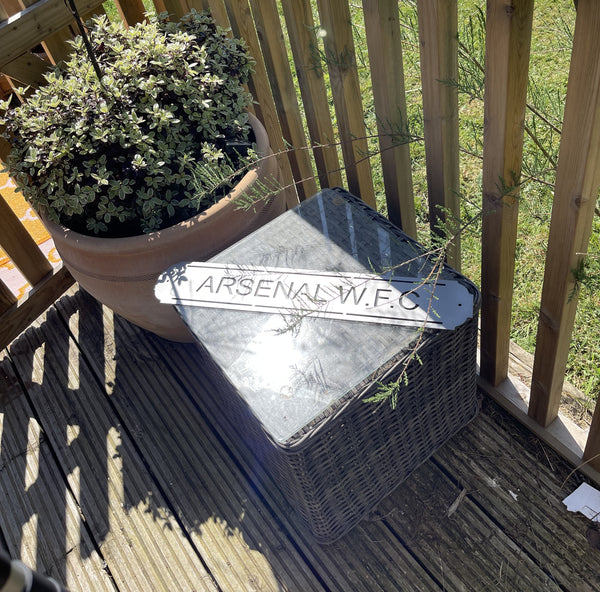 Arsenal WFC Metal Wall Sign Women’s Football