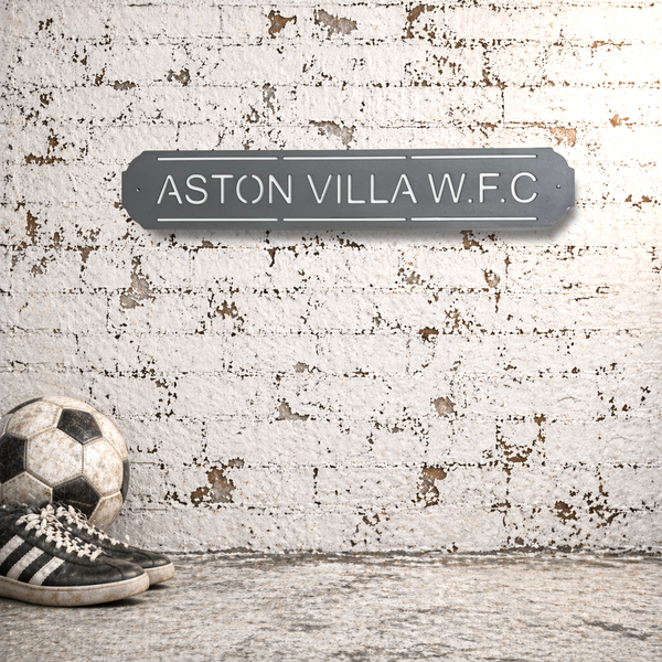 Aston Villa WFC Metal Wall Sign Women’s Football