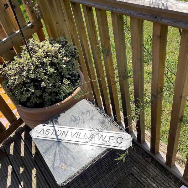 Aston Villa WFC Metal Wall Sign Women’s Football