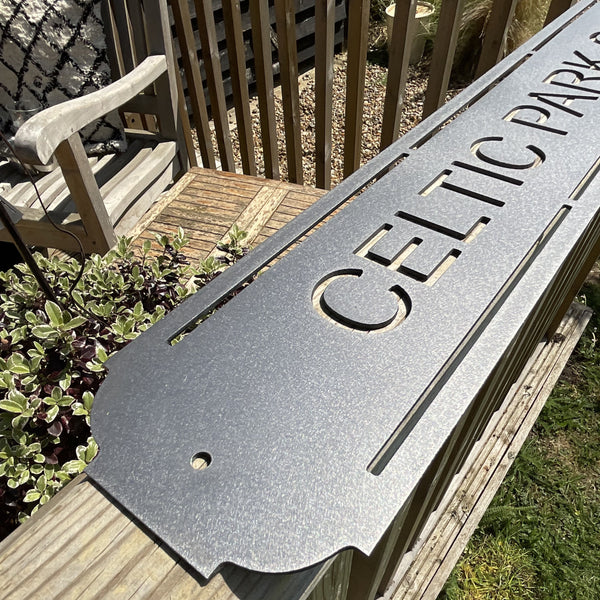 Celtic Park - Celtic Football Club Metal Street Sign