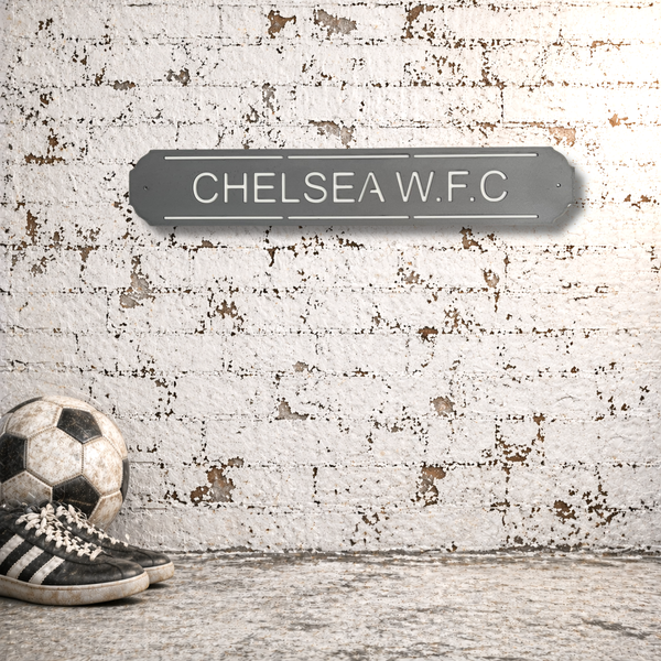 Chelsea WFC Metal Wall Sign Women’s Football