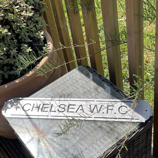 Chelsea WFC Metal Wall Sign Women’s Football