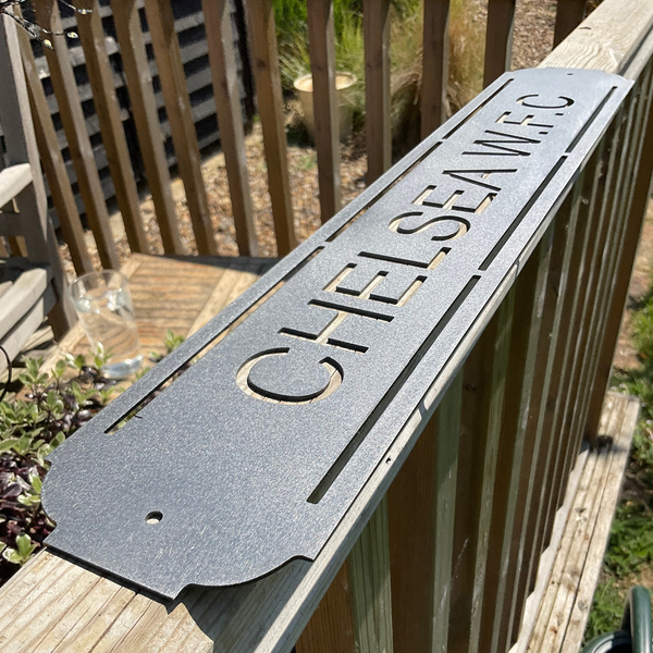 Chelsea WFC Metal Wall Sign Women’s Football
