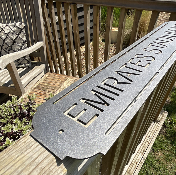 Emirates Stadium – Arsenal Football Club Metal Wall Sign