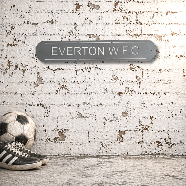 Everton WFC Metal Wall Sign Women’s Football