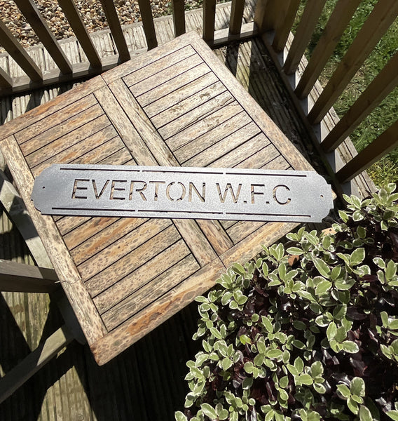 Everton WFC Metal Wall Sign Women’s Football
