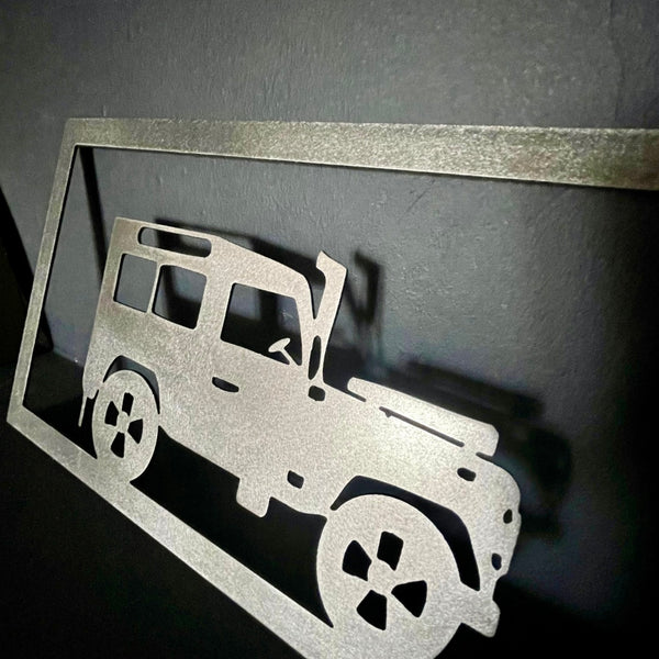 Land Rover Defender 90 Metal Art Wall Pane