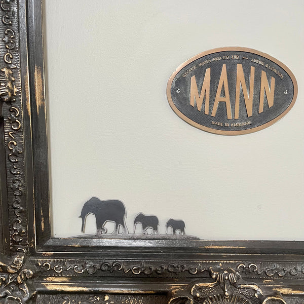 Elephant Frieze Metal Wall Art