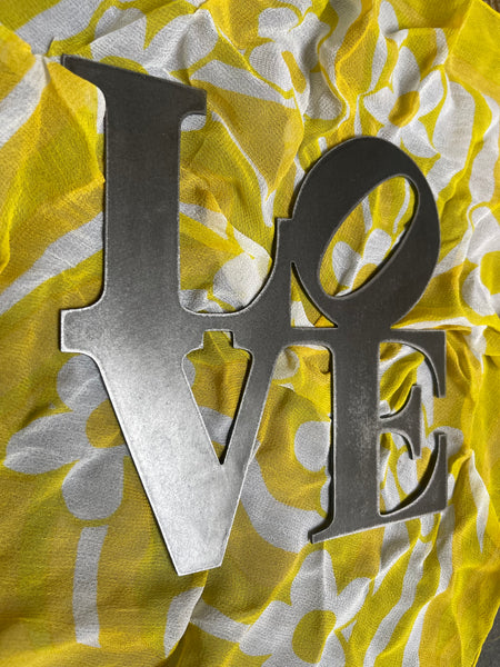 LOVE Metal Art Word Lettering