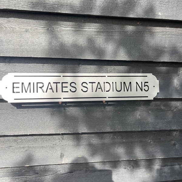 Emirates Stadium – Arsenal Football Club Metal Wall Sign