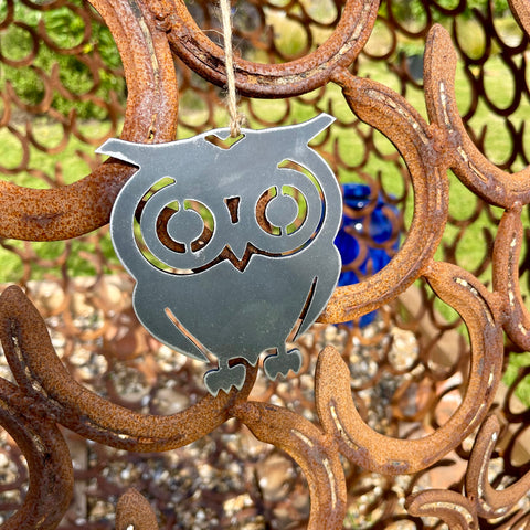 ‘Owl’ Metal Art Mobile