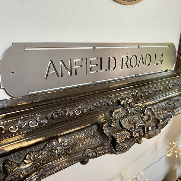 Anfield Road – Liverpool Football Club Metal Wall Sign