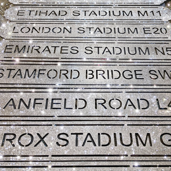 Turf Moor - Burnley Football Club Metal Wall Sign