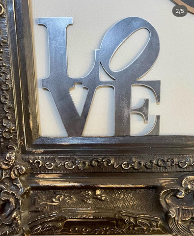 LOVE Metal Art Word Lettering