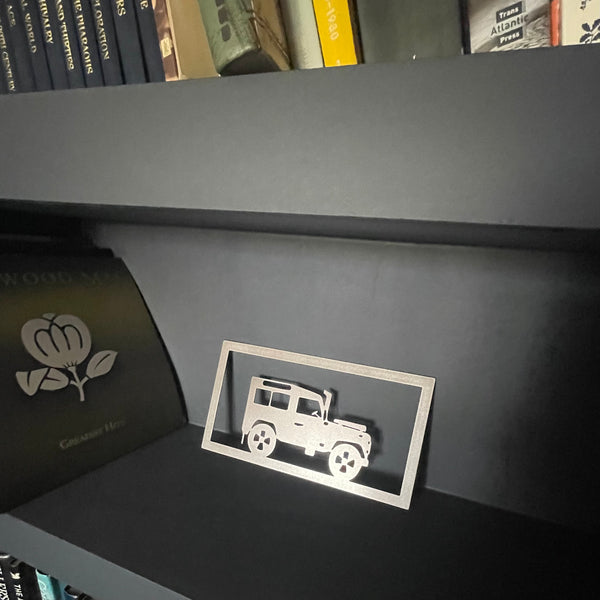 Land Rover Defender 90 Metal Art Wall Pane