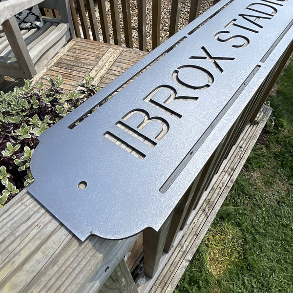 Ibrox Stadium – Rangers Football Club Metal Street Sign