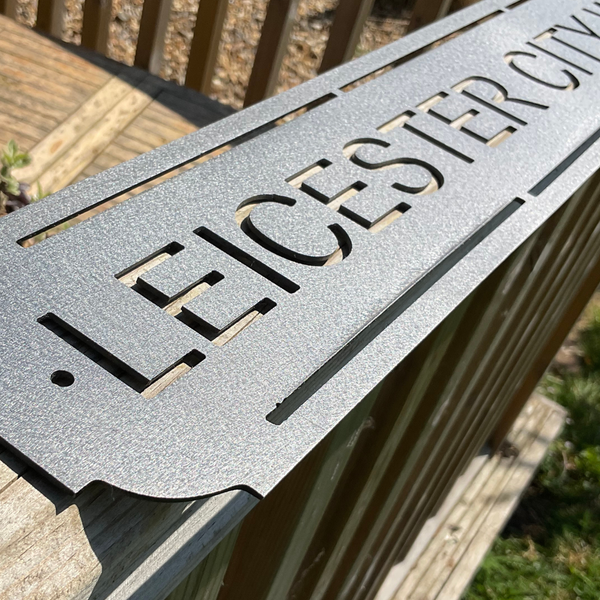 Leicester City WFC Metal Wall Sign Women’s Football