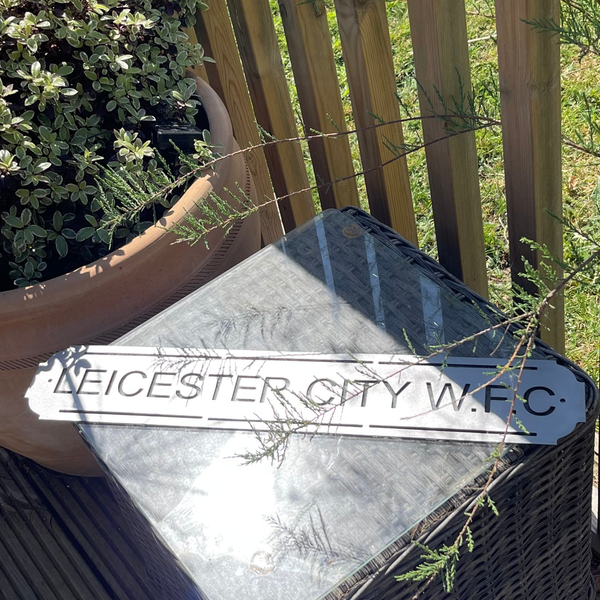 Leicester City WFC Metal Wall Sign Women’s Football