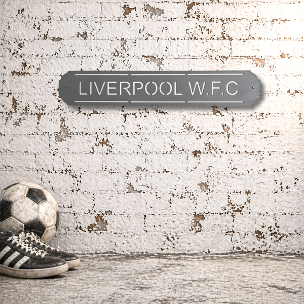 Liverpool WFC Metal Wall Sign Women’s Football