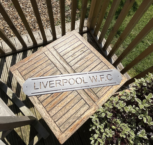 Liverpool WFC Metal Wall Sign Women’s Football