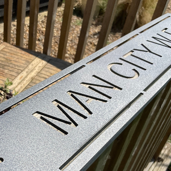 Manchester City WFC Metal Wall Sign Women’s Football