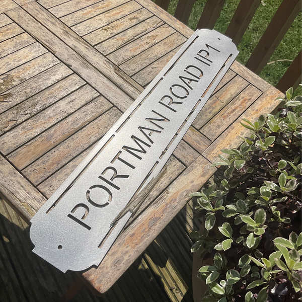 Portman Road - Ipswich Town Football Club Metal Street Sign