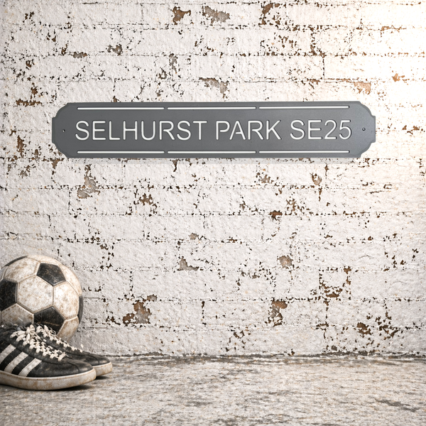 Selhurst Park - Crystal Palace Football Club Metal Street Sign