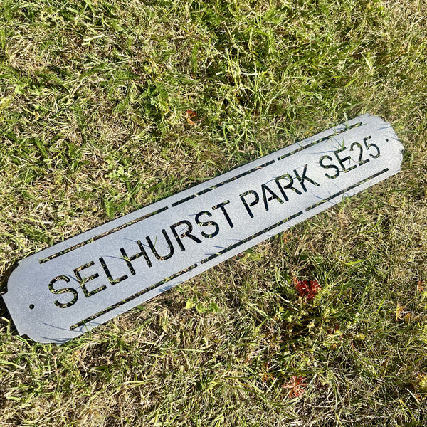 Selhurst Park SE25 – Crystal Palace Metal Football Stadium Sign
