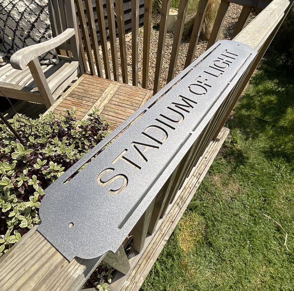 Stadium Of Light - Sunderland Football Club Metal Wall Sign