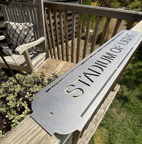 Stadium Of Light - Sunderland Football Club Metal Wall Sign