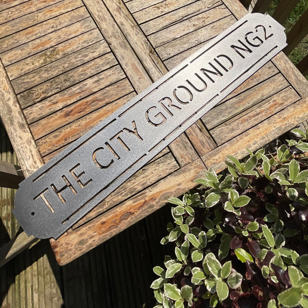 The City Ground - Nottingham Forest Football Club Metal Wall Sign