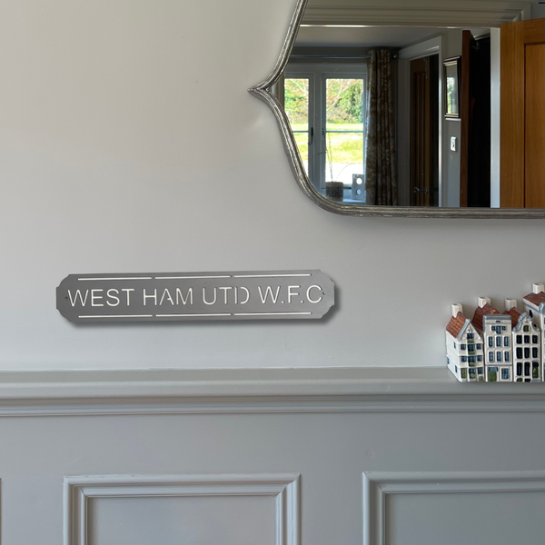 Westham WFC Metal Wall Sign Women’s Football