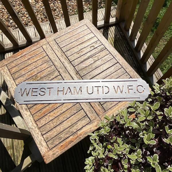Westham WFC Metal Wall Sign Women’s Football