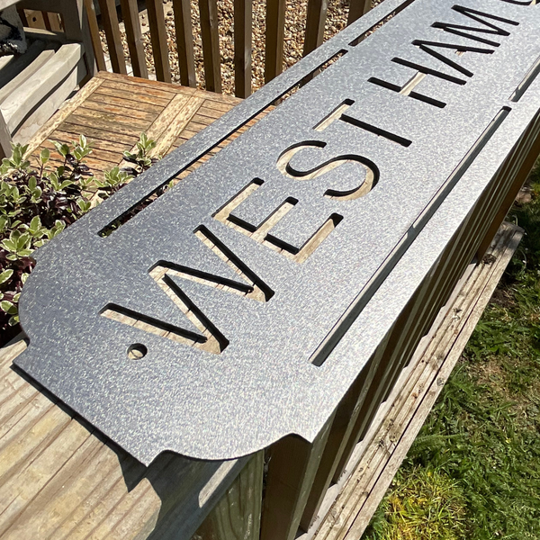 Westham WFC Metal Wall Sign Women’s Football