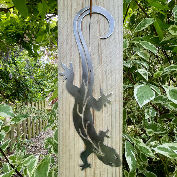 Metal Gecko Reptile Wall Art