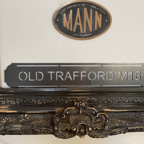 ‘Old Trafford M16’ Manchester United Football Metal Street Sign