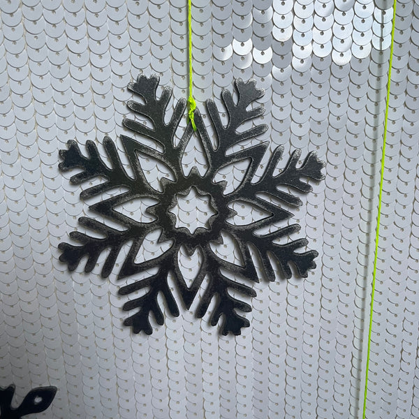 Metal Art Snowflake Mobile Hanger