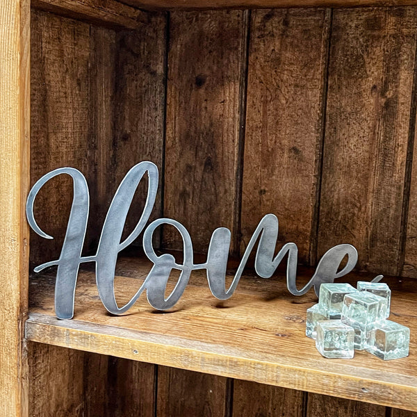 ‘Shed’ Metal Word Wall Art Sign