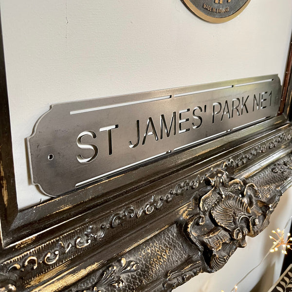 ‘St James’ Park NE1’ Newcastle United Football Metal Street Sign