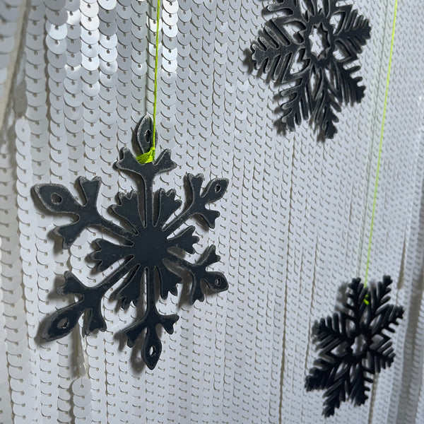 Metal Art Snowflake Mobile Hanger