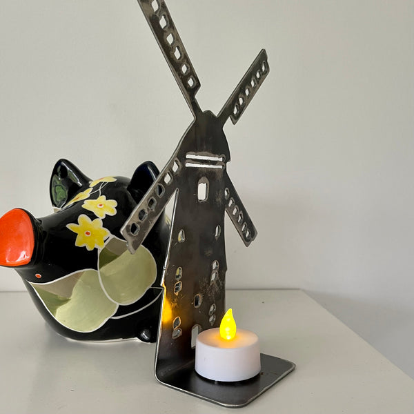 Metal Windmill Tea-light holder