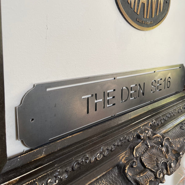 ‘The Den SE16’ Millwall Football Club Metal Street Sign