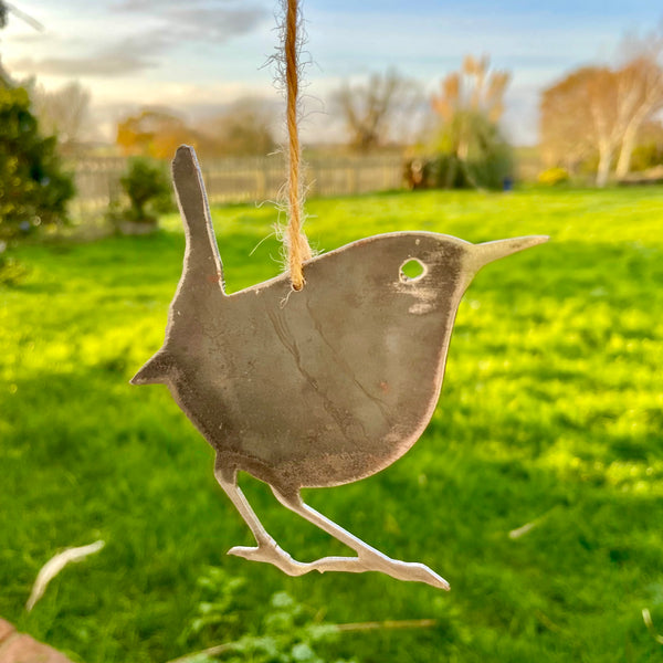 Wren Garden Bird Metal Tree Mobile