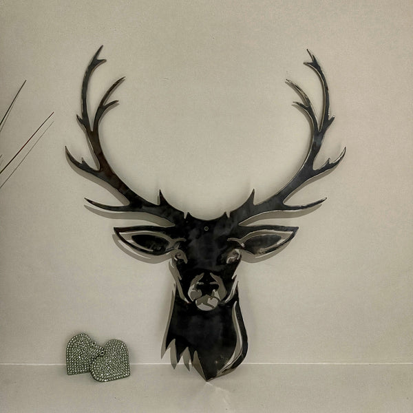 Large Metal Stags Head Metal Wall Art